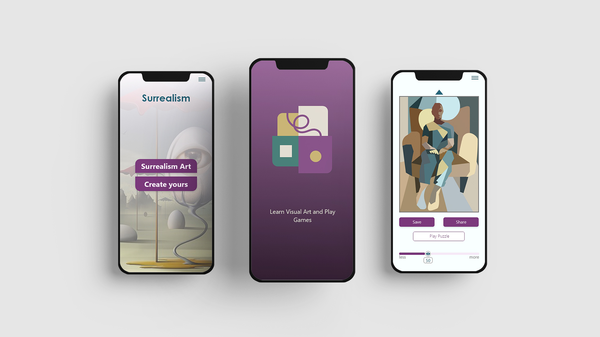 Art Game UI/UX Design