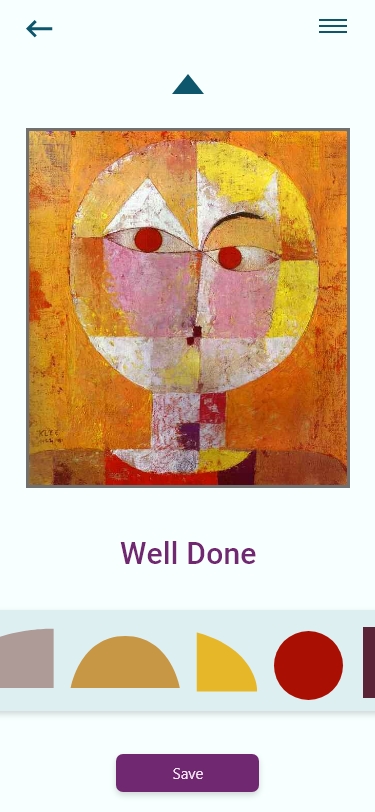 Well Done — puzzle completed