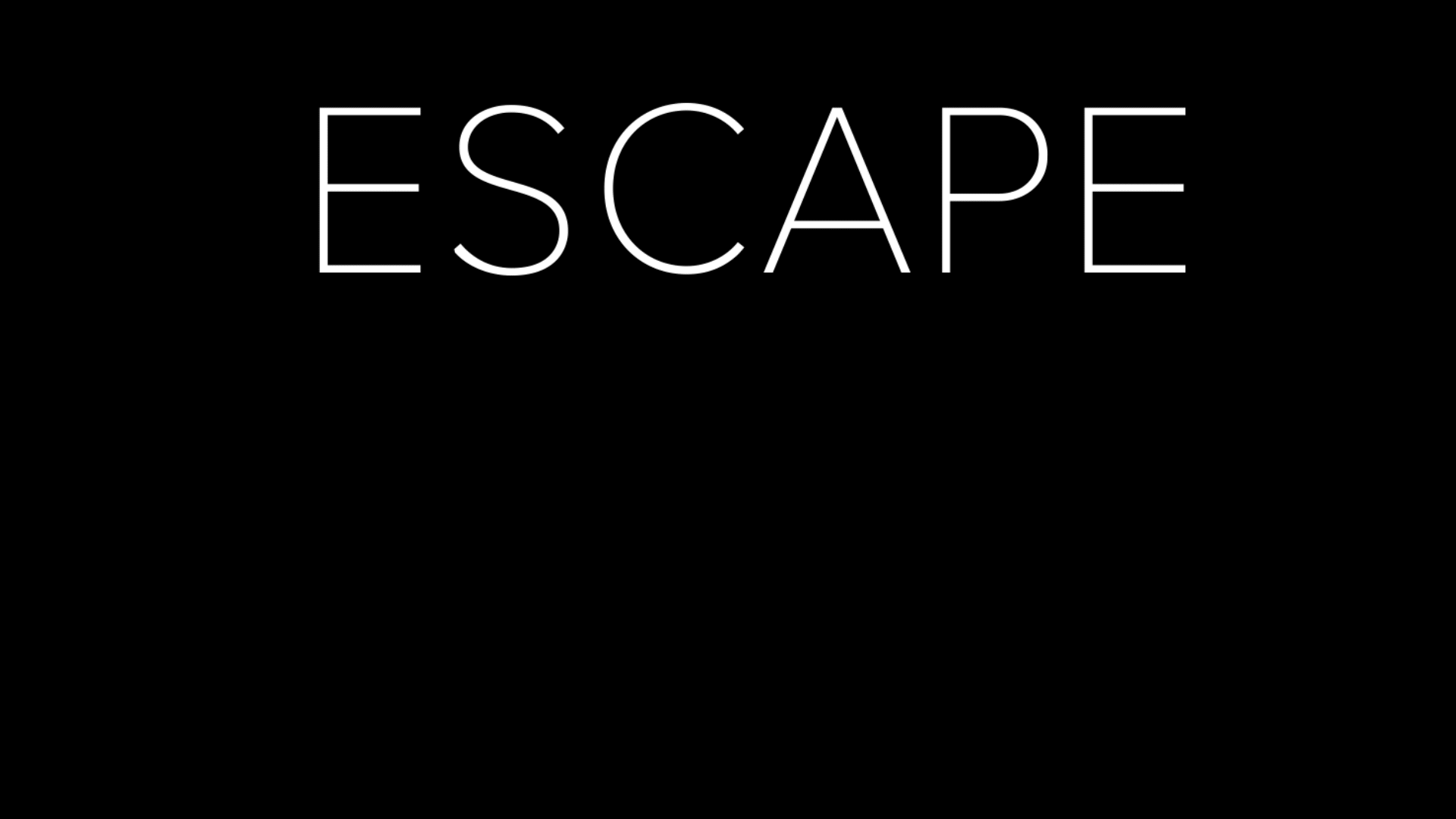 Escape motion graphic loop 2