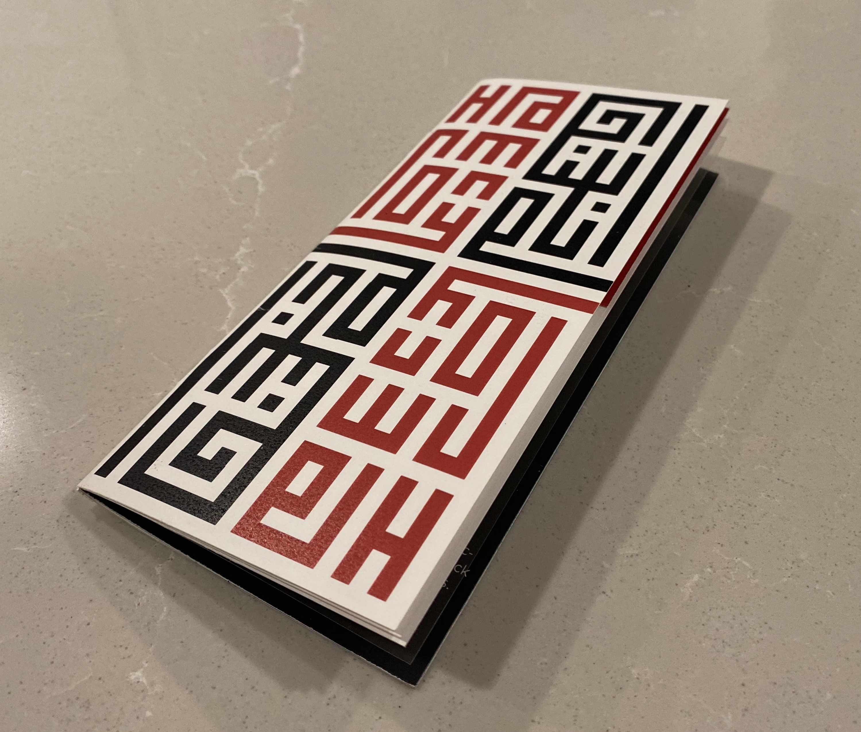 Harmony bilingual design manifesto zine
