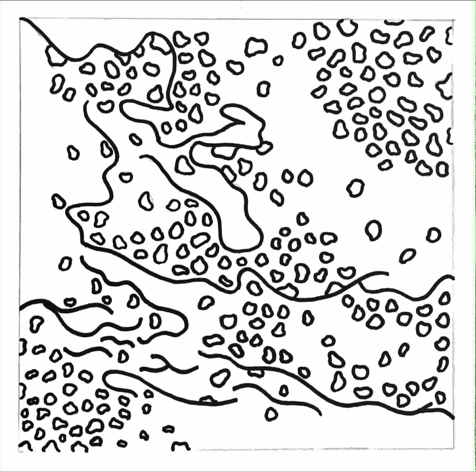 Student texture composition — pebble pattern